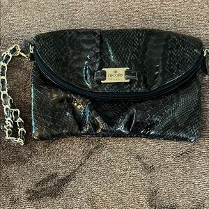 Nicole Miller Dark Blue Evening Purse 2 Compartments